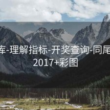 17图库-理解指标-开奖查询-同尾统计，2017+彩图